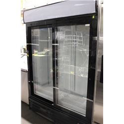 NEW DOUBLE DOOR SLIDING DISPLAY COOLER