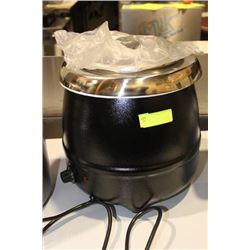 NEW BLACK SOUP WARMER