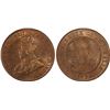 Image 1 : 1924 Australian KGV Half Penny - PCGS MS64+RB