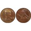 Image 1 : 1953(P) Australian QEII Penny - PCGS MS64RB