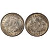 Image 1 : 1928 Australian KGV Threepence - PCGS MS63