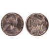 Image 1 : 1968 Australian QEII Ten Cent Coin - PCGS MS67