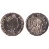 Image 1 : 1988 Australian QEII Ten Cent Coin - PCGS MS68