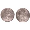 Image 1 : 1966 Australian QEII Twenty Cent Coin - PCGS MS66