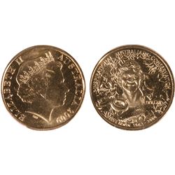 2009 Australian "Steve Irwin" One Dollar Coin - PCGS MS67