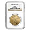 Image 1 : One 2009 1 oz Gold American Eagle MS-69 NGC