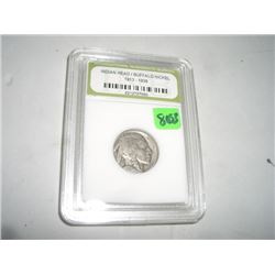 1927 BUFFALO NICKEL *CERTIFIED BY INTERNATIONAL NUMISMATIC BUREAU* NICE EARLY FINE GRADE NICKEL!!