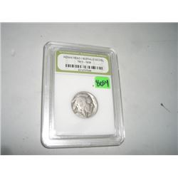 1929 BUFFALO NICKEL *CERTIFIED BY INTERNATIONAL NUMISMATIC BUREAU* NICE EARLY FINE GRADE NICKEL!!