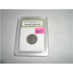 1927 BUFFALO NICKEL *CERTIFIED BY INTERNATIONAL NUMISMATIC BUREAU* NICE EARLY GOOD GRADE NICKEL!!