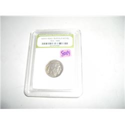 1927-S *RARE KEY DATE* BUFFALO NICKEL *CERTIFIED BY INTERNATIONAL NUMISMATIC BUREAU* NICE EARLY FINE