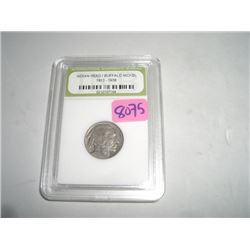 1927 BUFFALO NICKEL *CERTIFIED BY INTERNATIONAL NUMISMATIC BUREAU* NICE EARLY VERY GOOD GRADE NICKEL