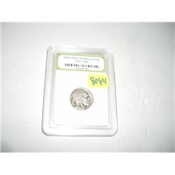 1920 BUFFALO NICKEL *CERTIFIED BY INTERNATIONAL NUMISMATIC BUREAU* NICE EARLY GOOD GRADE NICKEL!!