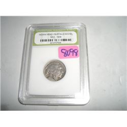 1928-D BUFFALO NICKEL *CERTIFIED BY INTERNATIONAL NUMISMATIC BUREAU* NICE EARLY GOOD GRADE NICKEL!!