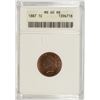 Image 1 : 1887 INDIAN HEAD CENT, ANACS MS-60 RB