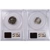 Image 2 : 1953 JEFFERSON NICKEL, PCGS PROOF-66 AND 1953 ROOSEVELT DIME PCGS PROOF-65