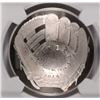Image 2 : 2014 BASEBALL HALL OF FAME COMMEMORATIVE SILVER DOLLAR, NGC PROOF-70 ULTRA CAMEO