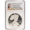 Image 1 : 2012-S AMERICAN SILVER EAGLE, NGC MS-70 ULTRA CAMEO TROLLEY LABEL