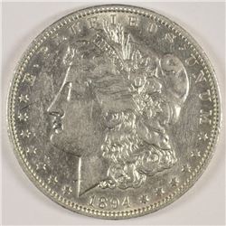 1894-O MORGAN DOLLAR AU