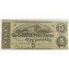 Image 1 : 1863 $5 CONFEDERATE STATES OF AMERICA NOTE