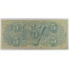 Image 2 : 1863 $5 CONFEDERATE STATES OF AMERICA NOTE