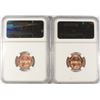 Image 2 : LOT OF ( 2 ) 1973-S LINCOLN CENTS, NGC MS-66 RED NGC PRICE GUIDE= $325.00 EACH
