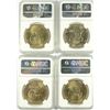 Image 2 : 3 1976-P, & 1 76-D TYPE 2 EISENHOWER DOLLARS NGC MS-65