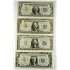 Image 1 : (4) 1934 $1 SILVER CERTIFICATES (FUNNY BACKS) HIGH GRADE