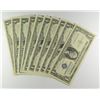 Image 1 : (10) 1957 $1 SILVER CERTIFICATES CH CU