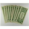 Image 2 : (10) 1963 $1 FEDERAL RESERVE NOTES (STARS)