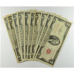 (10) $2 RED SEAL'S (STAR'S)