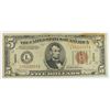 Image 1 : 1934 $5 FEDERAL RESERVE NOTE (HAWAII) VG/F