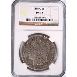 1895-O MORGAN DOLLAR NGC VG-10