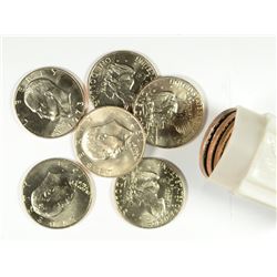 BU ROLL OF ( 20 ) 1973-D EISENHOWER DOLLARS