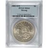 Image 1 : 1882-O/S MORGAN SILVER DOLLAR, PCGS MS-61 STRONG