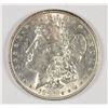 Image 1 : 1891 MORGAN SILVER DOLLAR, MS-60, SCRATCH ON REVERSE