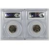 Image 2 : LOT OF ( 2 ) 1959-D JEFFERSON NICKELS, PCGS MS-66  TOUGH!