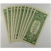Image 2 : (10) 1957 $1 SILVER CERTIFICATES CH CU