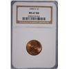 Image 1 : 1945-S LINCOLN CENT,. NGC MS-67 RED