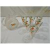 Image 1 : VINTAGE ORANGE JUICE PITCHER & GLASSES