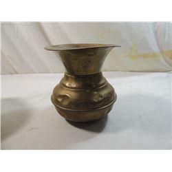 VINTAGE BRASS SPITTOON