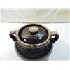 Image 3 : VINTAGE BROWN DRIP POTTERY COOKIE JAR