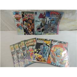 LOT 9 ASSORTED VINTAGE COMICS ROBO HUNTER, PLANET