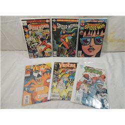 LOT 6 VEMON & SPIDER WOMAN COMICS