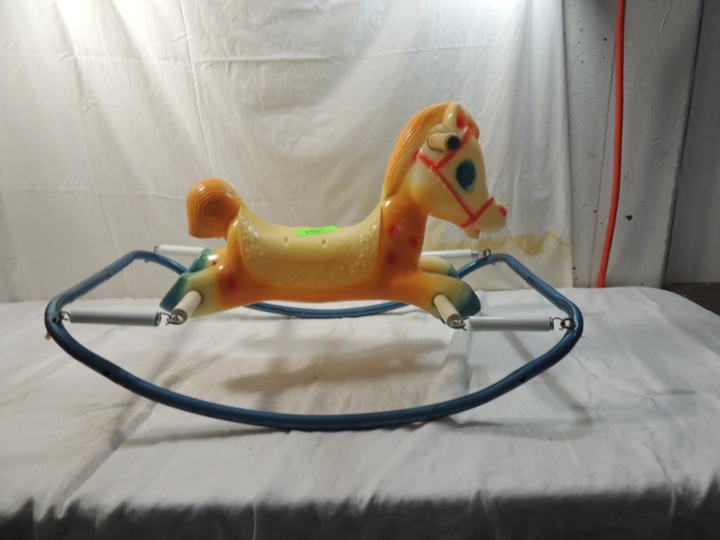 VINTAGE TODDLER ROCKING HORSE SPRING LOADED