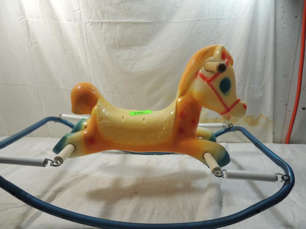 VINTAGE TODDLER ROCKING HORSE SPRING LOADED