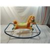 Image 3 : VINTAGE TODDLER ROCKING HORSE SPRING LOADED