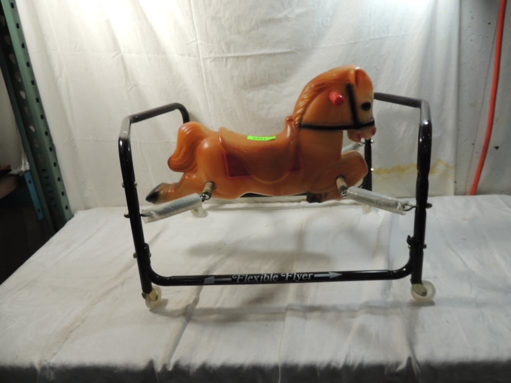 VINTAGE FLEXIBLE FLYER SPRING HORSE