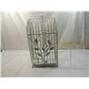 Image 2 : DECORATIVE METAL SHABBY CHIC BIRD CAGE