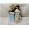 Image 1 : LOT 2 PORCELAIN DOLLS