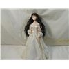 Image 1 : 16" WHITE DRESS PORCELAIN DOLL